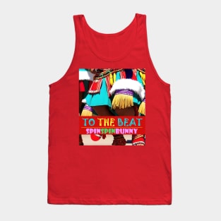 SpinSpinBunny Single 'To the Beat' Artwork Tank Top